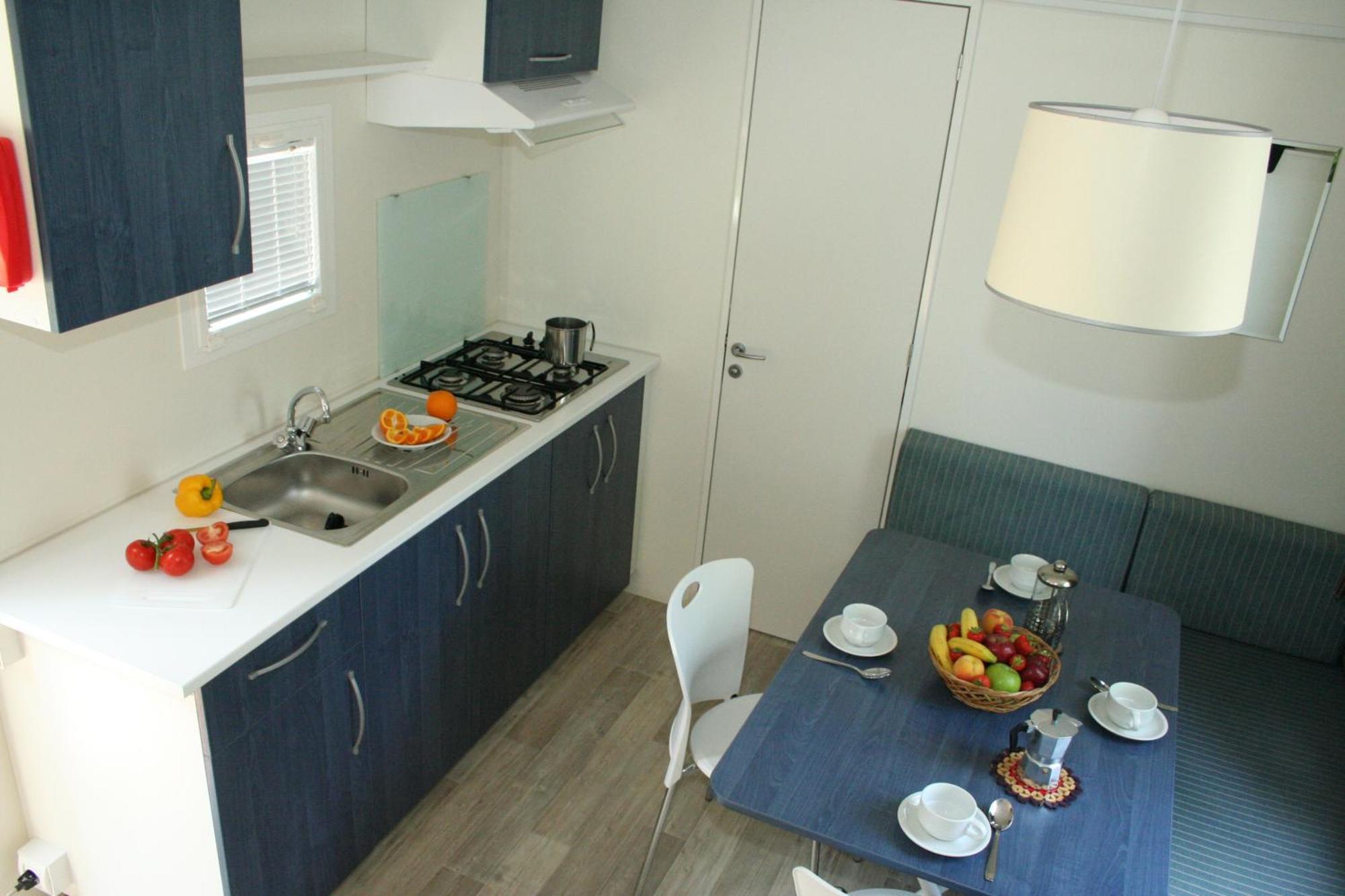 Happy Camp Mobile Homes In Camping Villaggio Internazionale San Menaio Exteriör bild